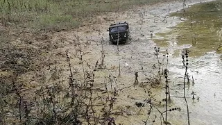 Cross RC GC4M steckt im Schlamm fest / stuck in Mud no Axial scx Traxxas TRX