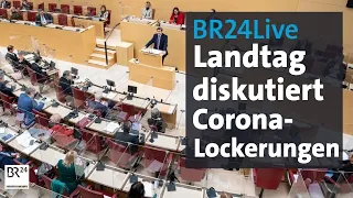 BR24Live: Landtag live - Regierungserklärung von Söder und Debatte über Corona-Maßnahmen | BR24