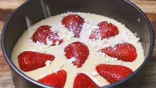 The famous Strawberry Dessert that drives everyone Crazy! Simple and quick Recipe!