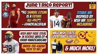 🔥June 1 Rico Report: "Samuel Cosmi is All-Pro"! Titans WR Inspired by Terry! Secret WSH Rookie OT!