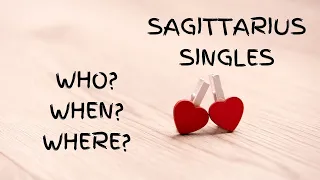 SAGITTARIUS ♐ WHO? WHEN? WHERE? SINGLES JANUARY 2022 TAROT CARD READING + INITIALS & CHARMS 🧿