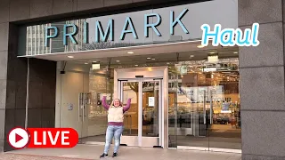 Primark Haul 🩵 Live neue Frühjahrskollektion #shopping #neuheiten #live #primark #vlog #primarkhaul