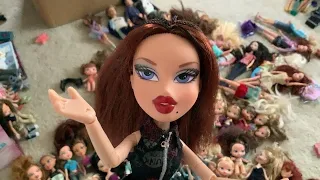 OPENING A GIANT BRATZ AND MY SCENE MYSTERY BOX | over 50+ dolls! | Sunday thrift hauls