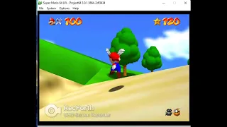 a totally normal mario 64 gameplay