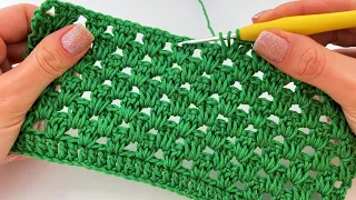VERY EASY CROCHET STITCH FOR BEGINNERS