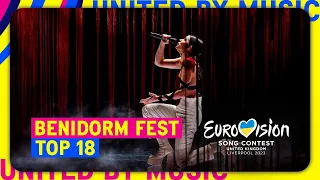 🇪🇸 Benidorm Fest 2023 - Spain - Top 18 - Eurovision 2023