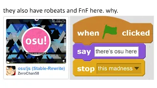there's osu! on scratch (and other rhythm games...)