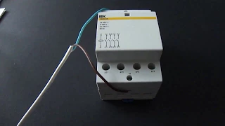 Модульный контактор ИЭК КМ63-40, AC/DC,