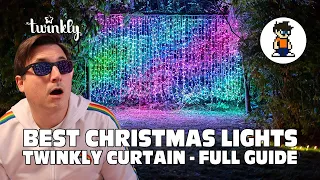 Twinkly Curtain Lights - The BEST Outdoor and Indoor Christmas Lights