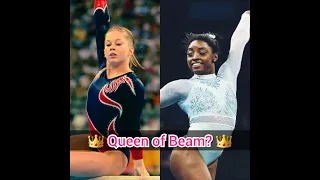 Simone Biles VS Shawn Johnson - Queen of Beam