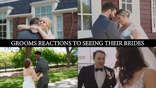 Grooms Reactions to seeing Their Brides