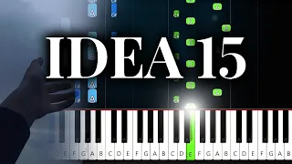 Gibran Alcocer - Idea 15 - Piano Tutorial (MEDIUM)