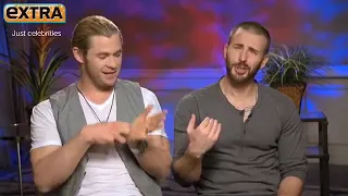 Chris Evans making fun of Chris Hemsworth's dances SO FUNNY