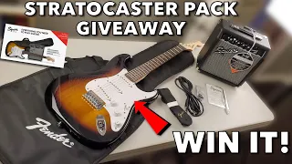 Fender Squier Stratocaster Pack for Free! - Everything You Need to Start Playing Guitar Giveaway!