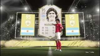 95 MARADONA IN A PACK FIFA 21!!