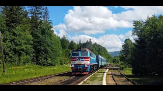 Приміський дизель-поїзд 6441 Коломия-Ділове. З Прикарпаття до географічного центру Європи