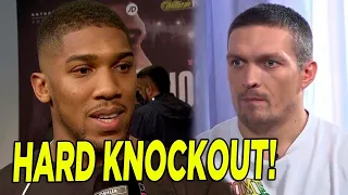 Anthony Joshua WILL KNOCKOUT Usyk in REVENGE without CHANCE! Joshua GIVE PREDICTION FIGHT with Usyk!