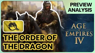 AOE4 Order of the Dragon Preview - History & Design Deep Dive