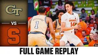 Georgia Tech vs. Syracuse Full Game Replay | 2022-23 ACC Men’s Basketball