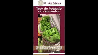 Alimentos com baixo teor de potássio