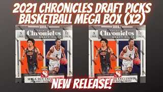 2021 Panini Chronicles Draft Picks Basketball Mega Box (X2). NEW RETAIL RELEASE!