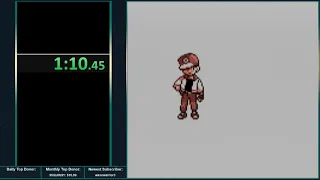 Pokemon Red Any% Speedrun in 1:18.893 [Current World Record]