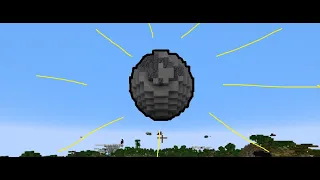 I blew up the Moon in Minecraft