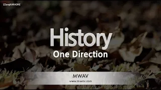 One Direction-History (Melody) [ZZang KARAOKE]