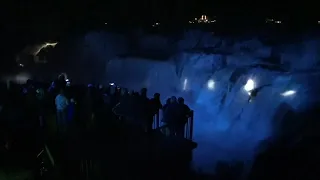 Shoshone Falls After Dark is a sight to see with the water raging