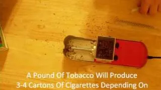 Electric Cigarette Rolling Machine Demo