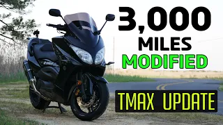 3,000 Miles With A Modified TMAX 500 : Variator, Exhaust, Air Filter & Fuel Controller Update