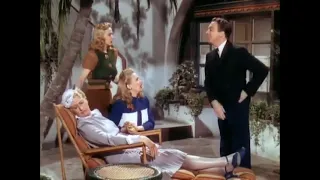 Carole Landis Helps Fainting Charlotte Greenwood