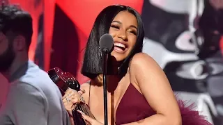 Cardi B Wins Best New Artist & Announces New Album SOON at iHeartRadio Music Awards 2018