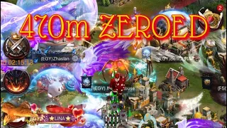 Clash of Kings- Warming up for KVK | 470m Castle Zeroed!!
