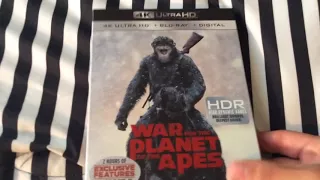 War for the planet of the apes 4K blu ray unboxing + digital copy giveaway