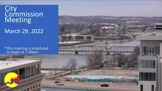 City Commission Meeting - March 29, 2022