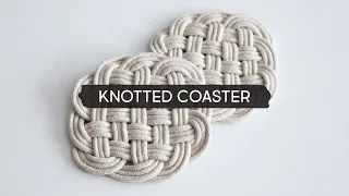 DIY Knotted Coaster