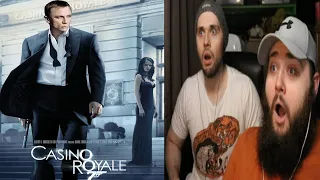 CASINO ROYALE (2006) TWIN BROTHERS FIRST TIME WATCHING JAMES BOND MOVIE REACTION!