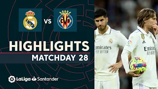 Highlights Real Madrid vs Villarreal CF (2-3)