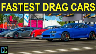 *NEW* TOP 30 FASTEST Drag Cars in Forza Horizon 4 I Is The Toyota Supra RZ Fast Enough?