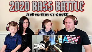 [2020/Bass Battle] Avi VS Tim VS Geoff (Low Notes Only) Eb2 - C0 REACTION