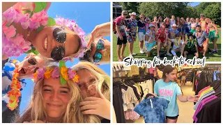 SHOPPING FOR CLOTHES FOR BACK TO SCHOOL / ALI AT SUMMER CAMP |VLOG#1385