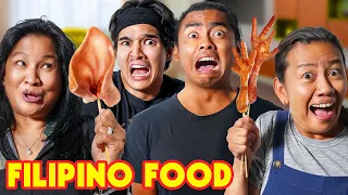 Moms Try Exotic Filipino Food