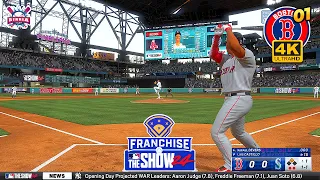 MLB The Show 24 Boston Red Sox vs Seattle Mariners - Opening Day Franchise Mode #1 - Gameplay PS5 4K