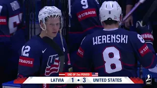 Latvija - ASV, spēles labākie momenti | PČ hokejs 2024