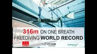 Freediving world record monofin Mateusz Malina (DYN 316.53m)