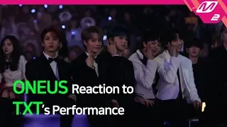 [Reaction Cam] ONEUS(원어스) Reaction to TXT(투모로우바이투게더) l 2019MAMA x M2