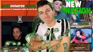 ΕΚΑΝΑ 15.000€ DONATE ΣΕ STREAMERS! *EXPOSED VIDEO*