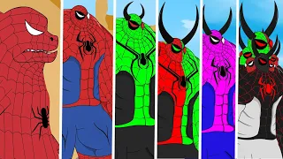 EVOLUTION of SPIDER GODZILLA: All Superheroes Transformations [HD] | Godzilla Cartoon Movies