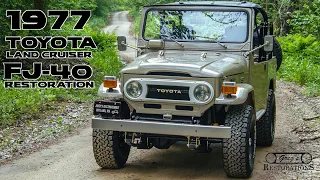 1977 Toyota Landcruiser FJ40 Restoration "Beach Cruiser"